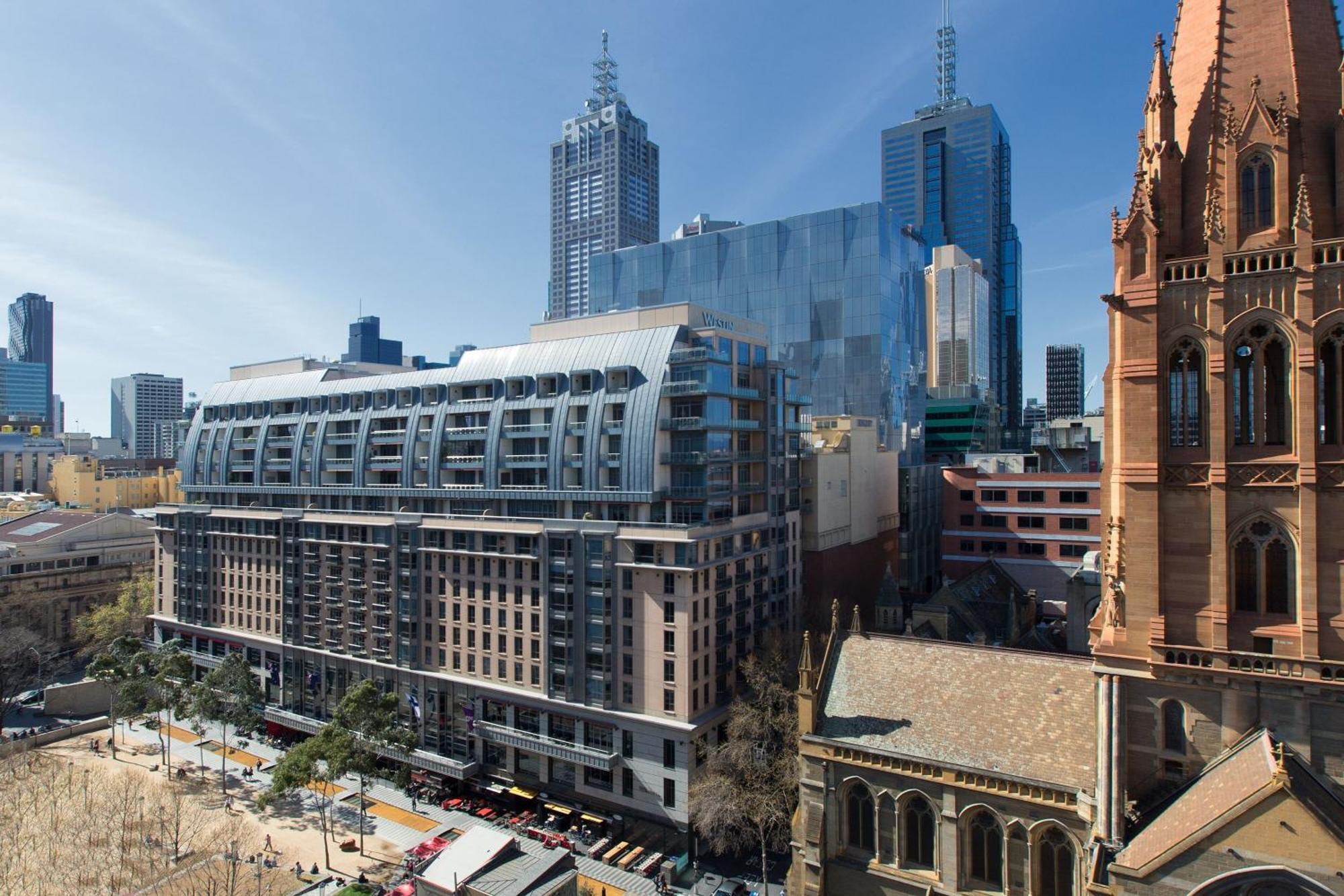 The Westin Melbourne Hotel Kültér fotó The proposed apartment building